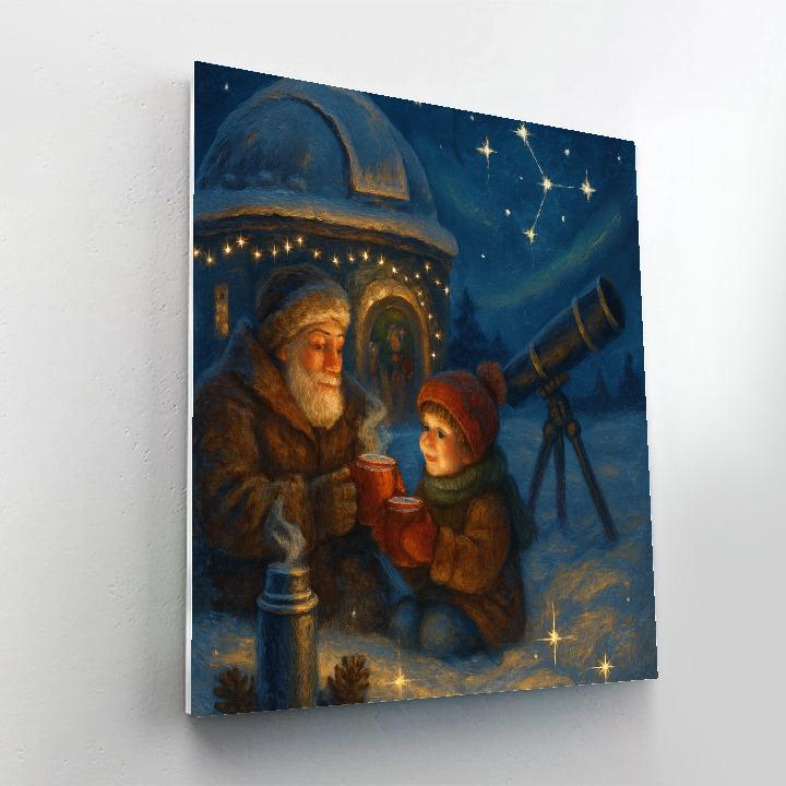 Snowbound Observatory Cocoa Break paint by color