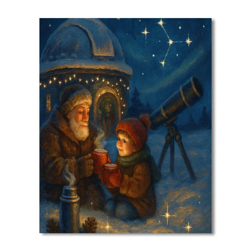 Snowbound Observatory Cocoa Break paint by color