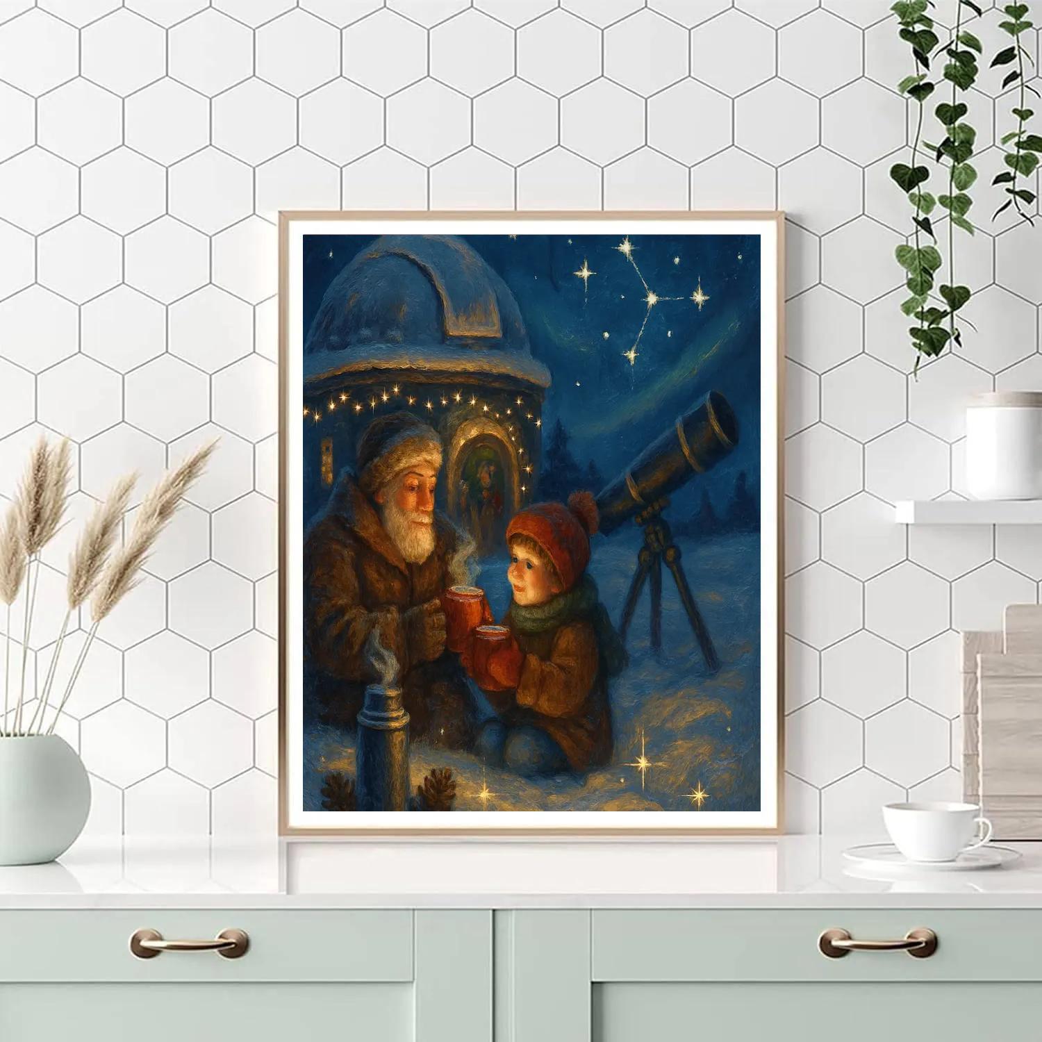 Snowbound Observatory Cocoa Break paint by color