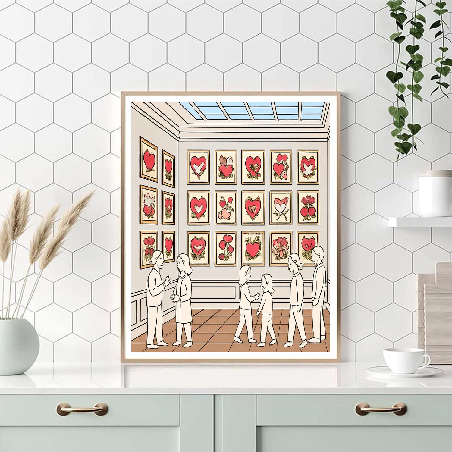 Museum Of Vintage Valentines Day Cards Paint by numbers kits
