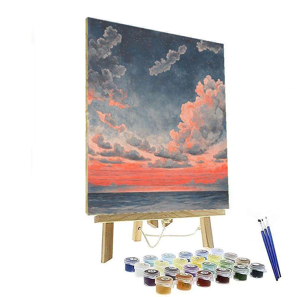 Michelangelo Inspired Citylights Atmosphere painting number kit