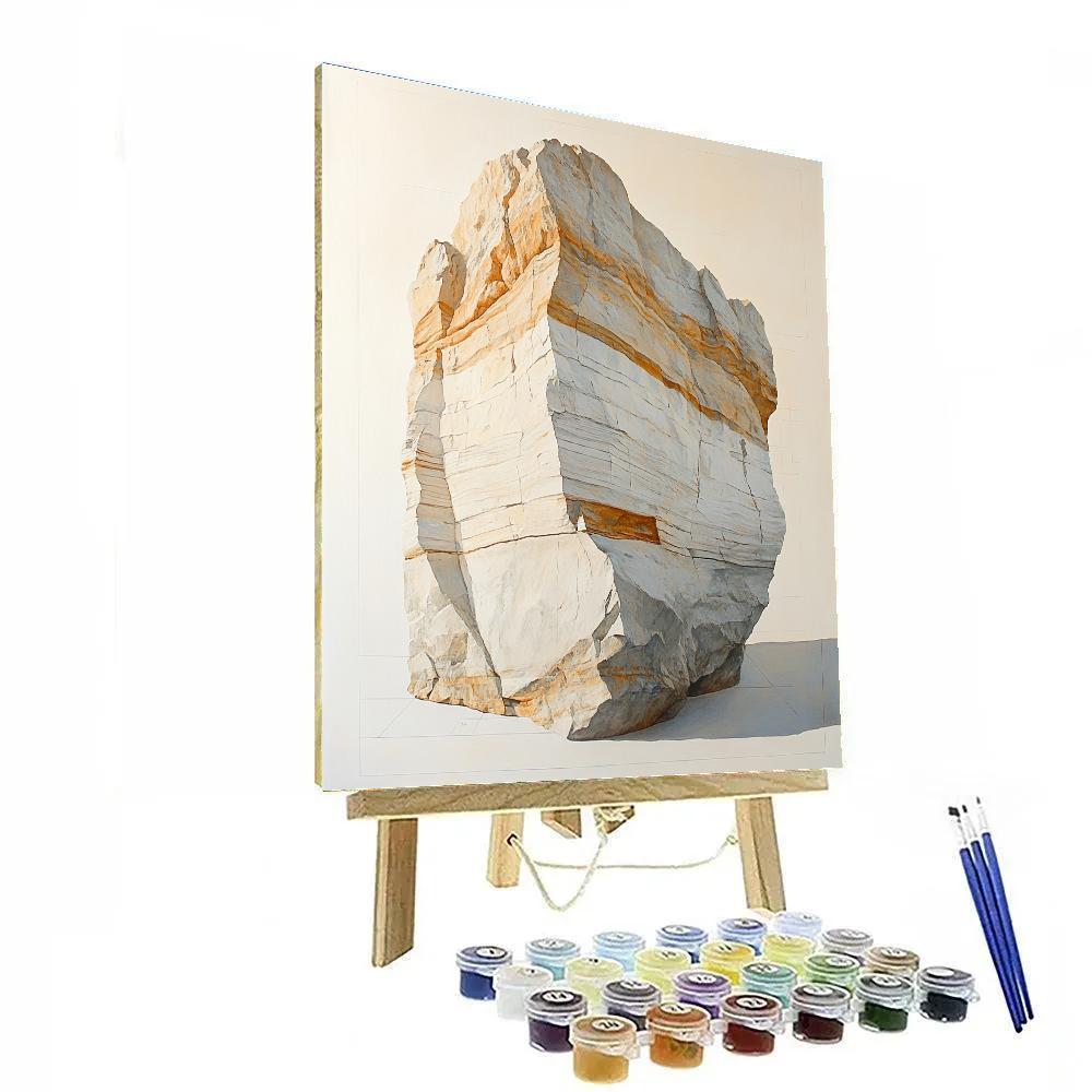 Michelangelo Inspired Library Strata Number painting