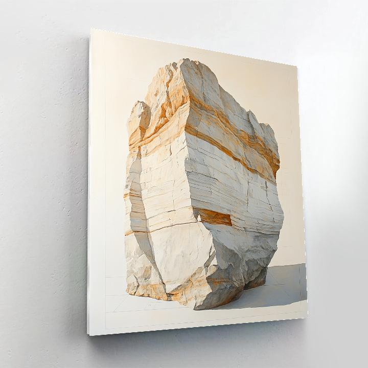 Michelangelo Inspired Library Strata Number painting