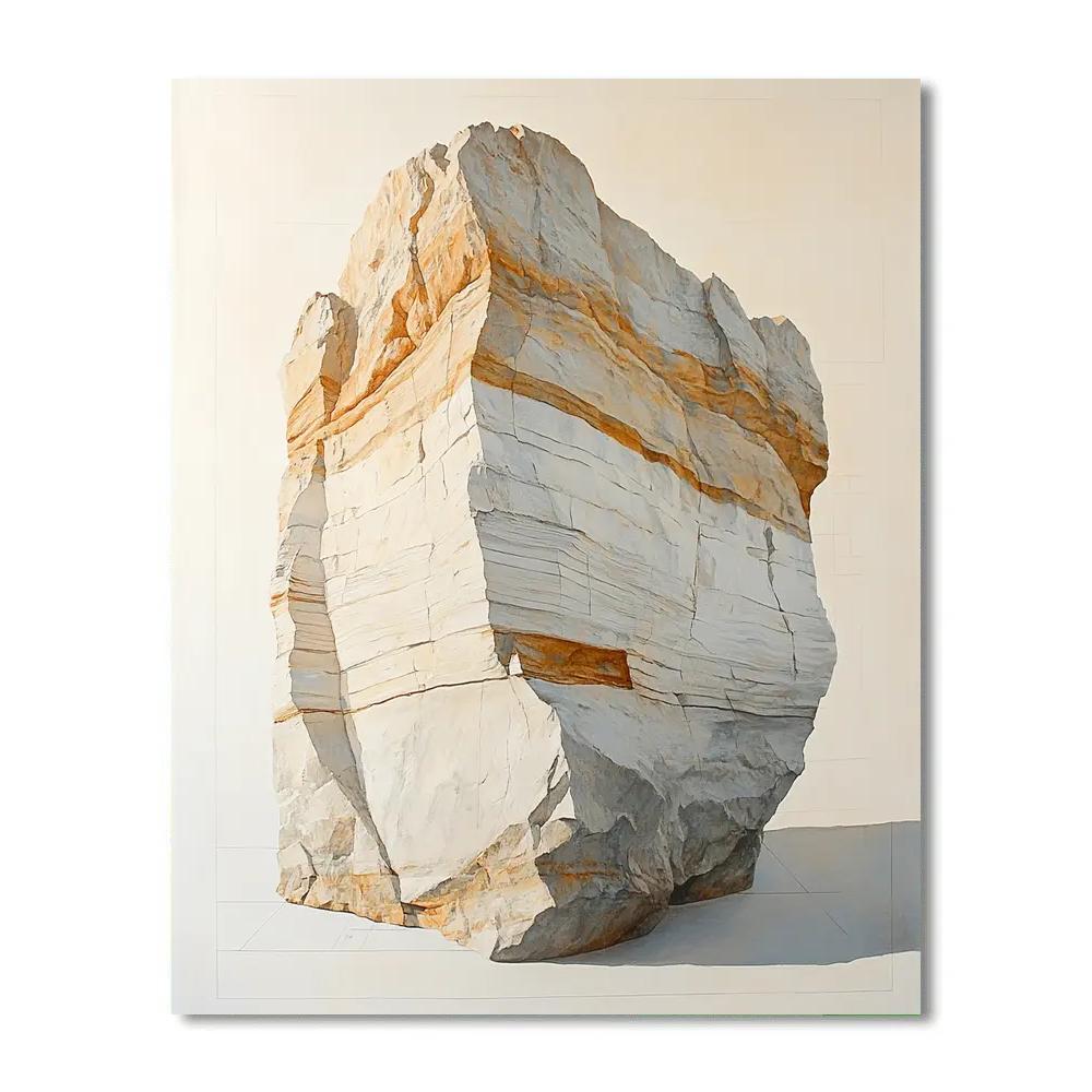 Michelangelo Inspired Library Strata Number painting