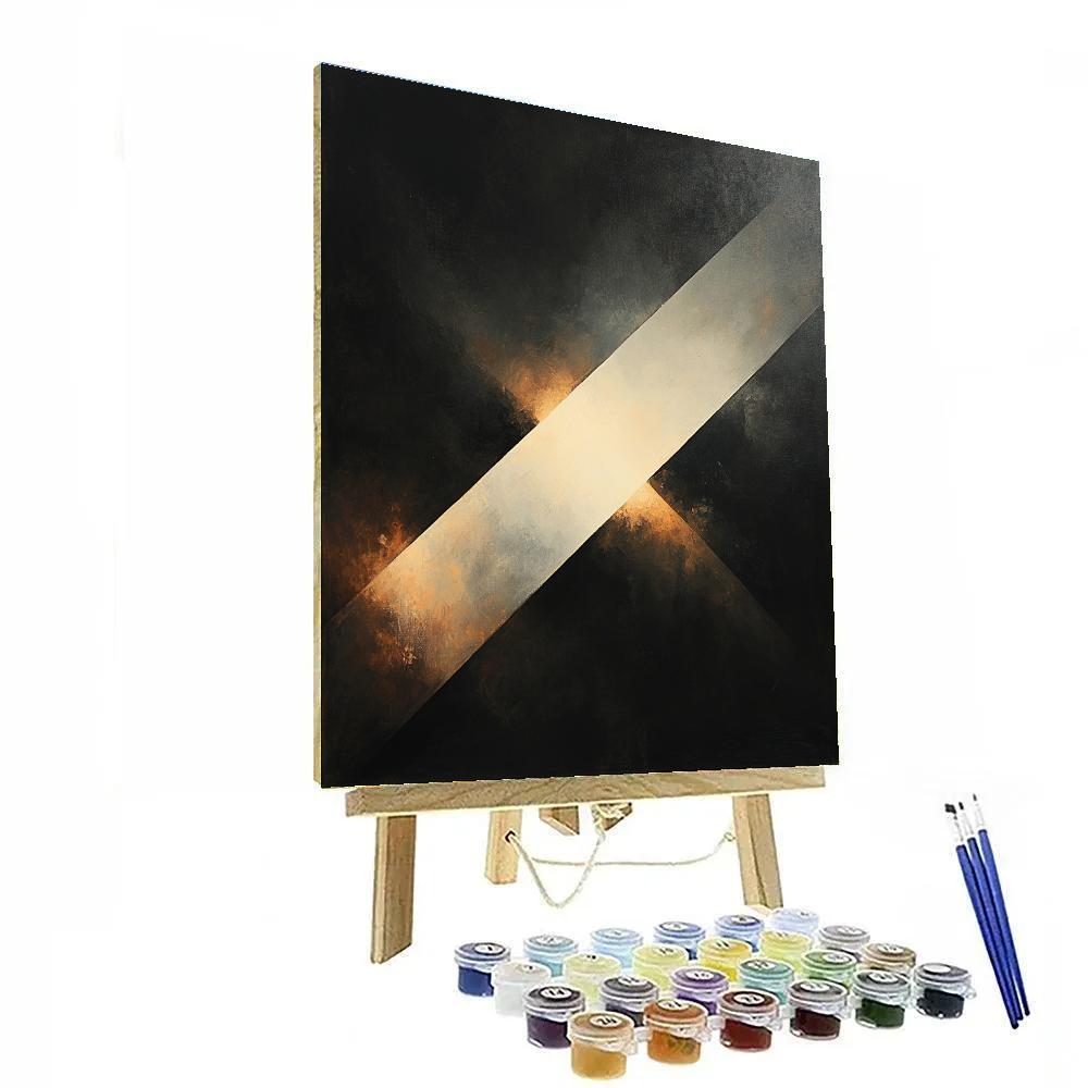 Caravaggio Inspired Cathedral Of Shadow Rays Painting by numbers kit