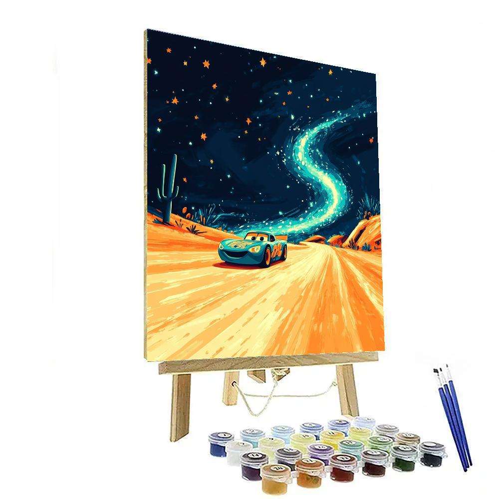 Lightning McQueen Desert Stardust Dash paint by color