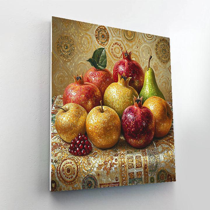 Gustav Klimt Inspired Golden Orchard Still Life Painting by numbers kit