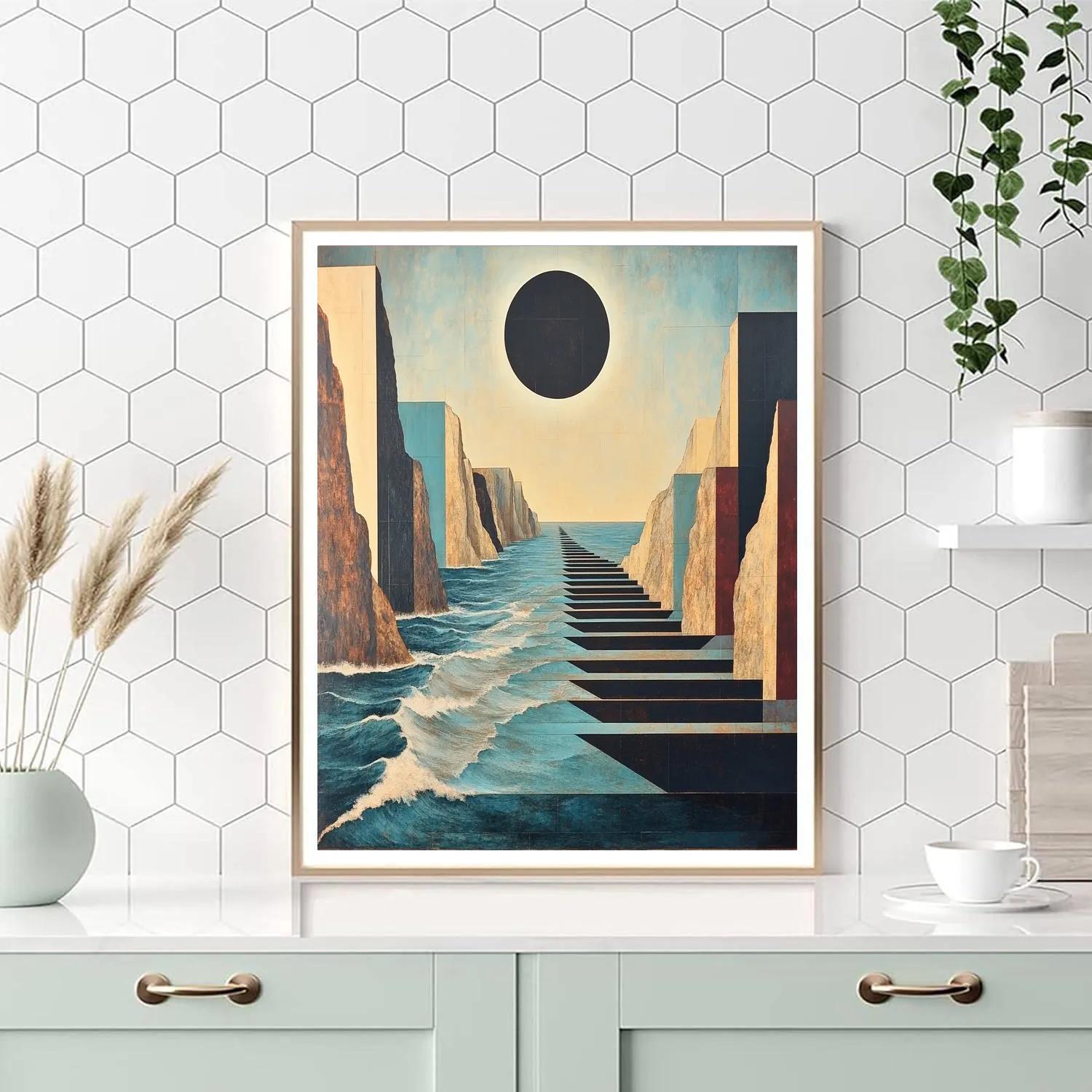 Pablo Picasso Inspired Fractured Coastal Monoliths At Eclipse Numbered painting kits