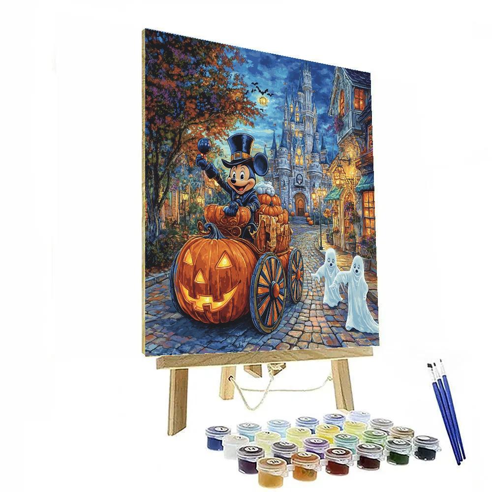 Clocktower Pumpkin Carriage Parade Numbered painting kits