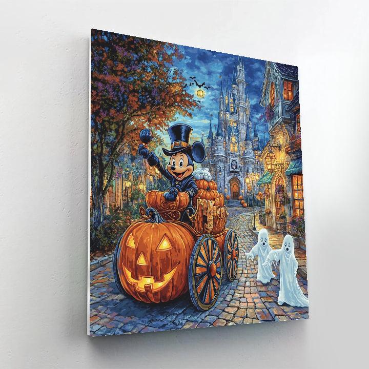 Clocktower Pumpkin Carriage Parade Numbered painting kits