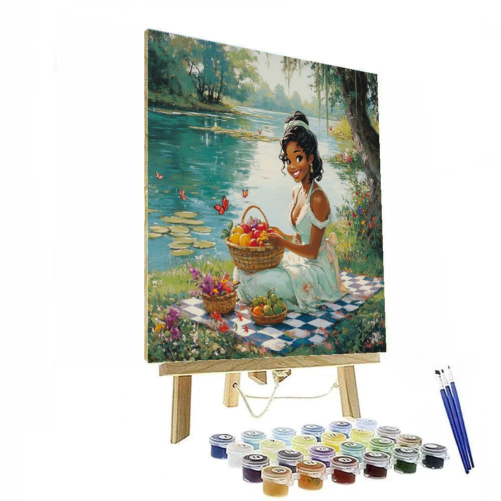 Tiana Bayou Picnic Morning Painting by numbers kit