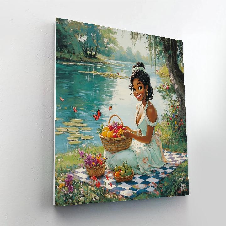 Tiana Bayou Picnic Morning Painting by numbers kit