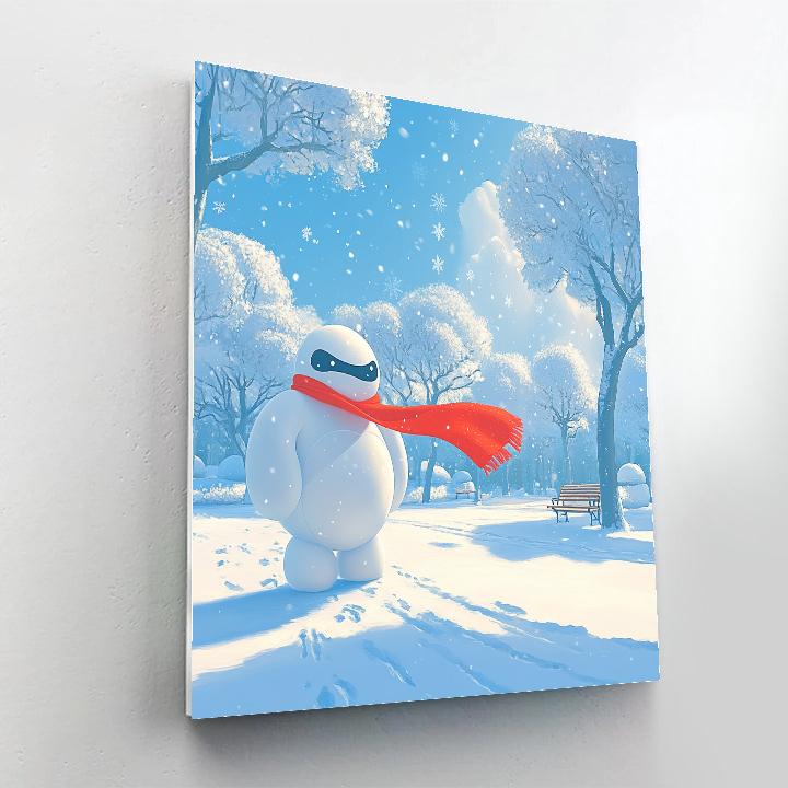 Baymax Cozy Snow Day Helper Paint by numbers kits