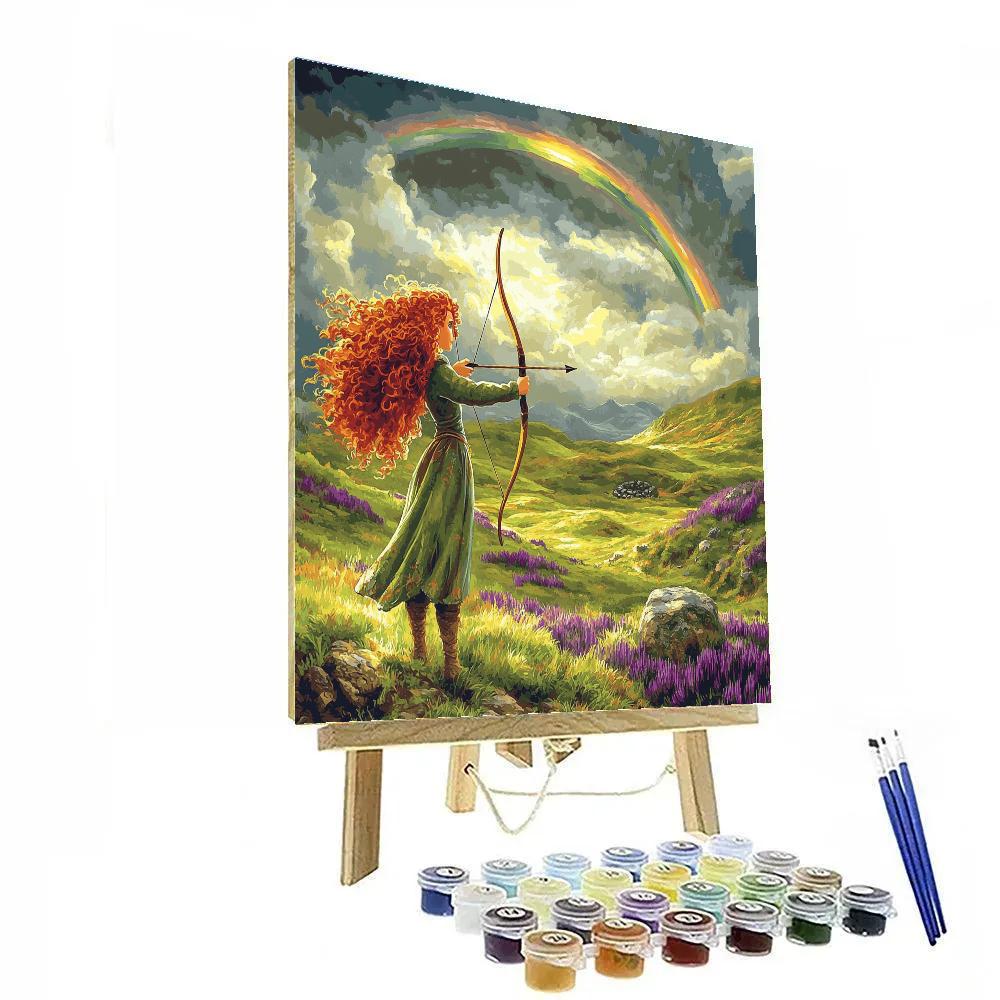 Merida Highland Archery Rainbow painting number kit