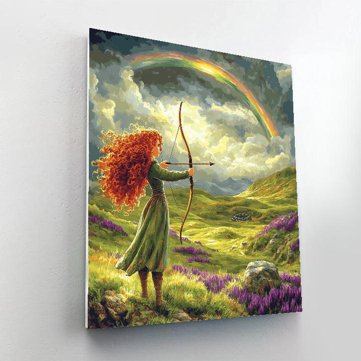 Merida Highland Archery Rainbow painting number kit