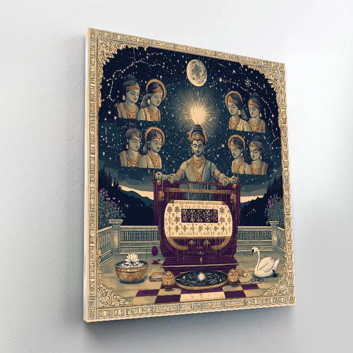 Celestial Workshop Brahma At The Loom DIY paint by numbers