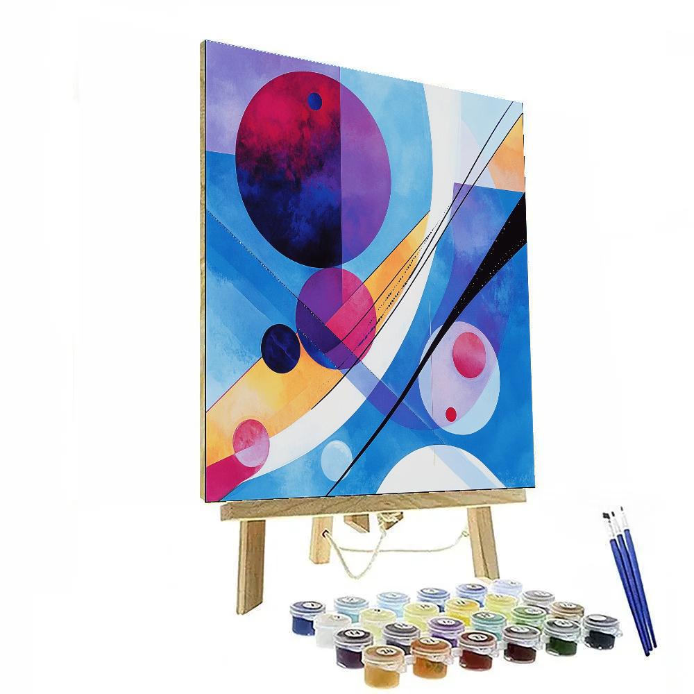 Wassily Kandinsky Inspired Solar System Symphony Numbered painting kits