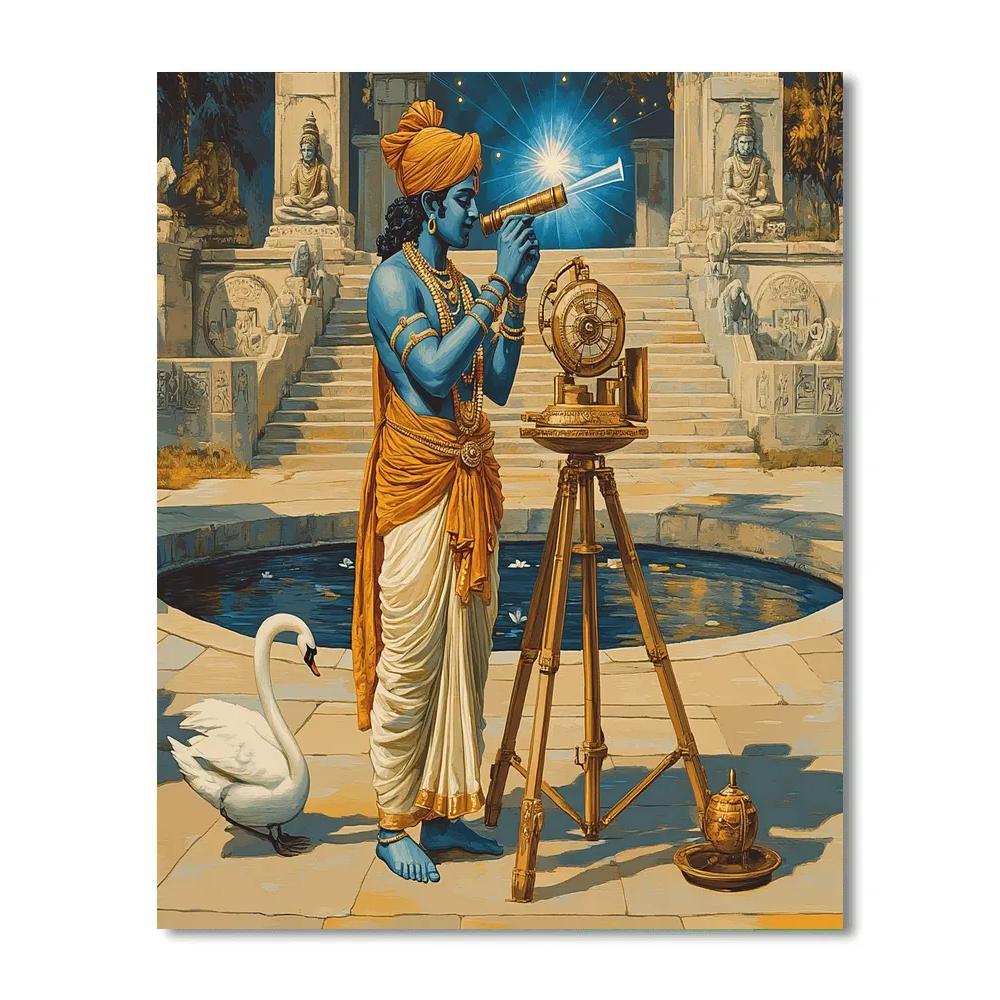 Brahma In The Observatory Courtyard paint by numbers