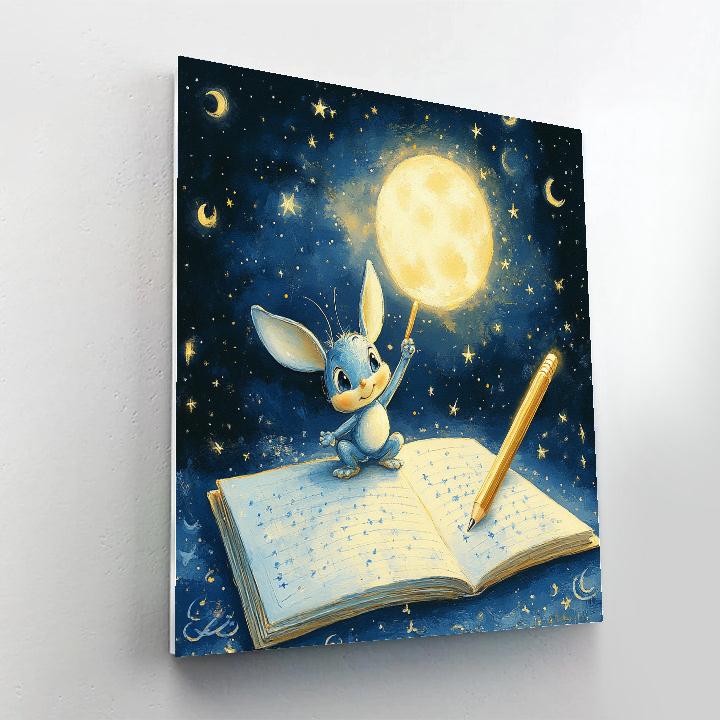 Jiminy Cricket Moonlit Wish Notebook Numbered painting kits