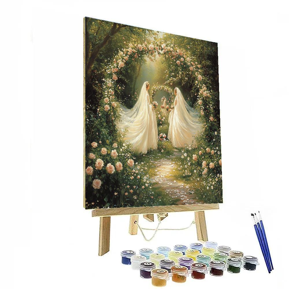 Sandro Botticelli Inspired Spring Garden Ceremony DIY paint by numbers