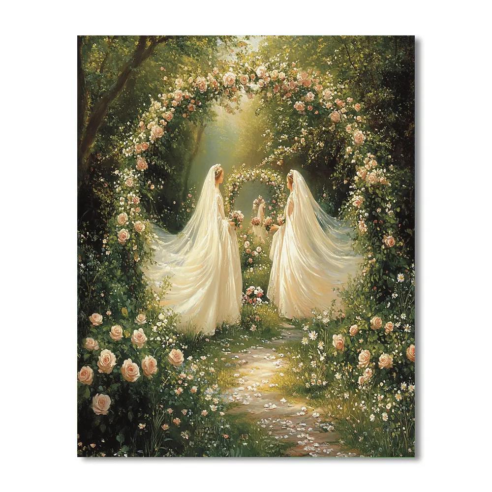 Sandro Botticelli Inspired Spring Garden Ceremony DIY paint by numbers