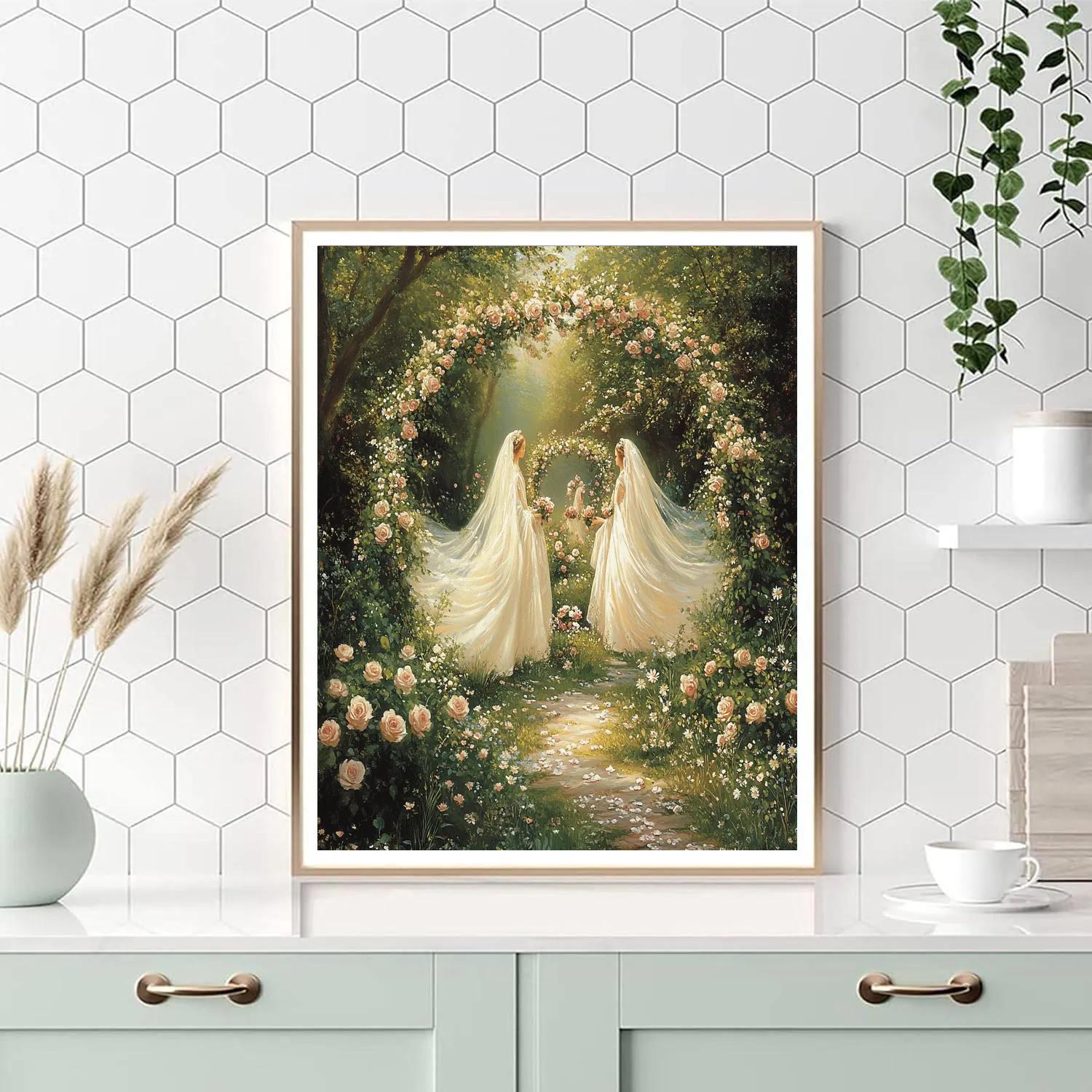 Sandro Botticelli Inspired Spring Garden Ceremony DIY paint by numbers