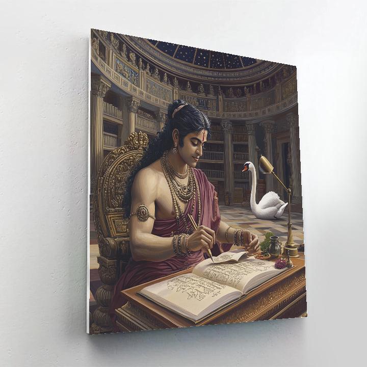 Brahma Manuscript Hall Under Starry Dome DIY paint by numbers