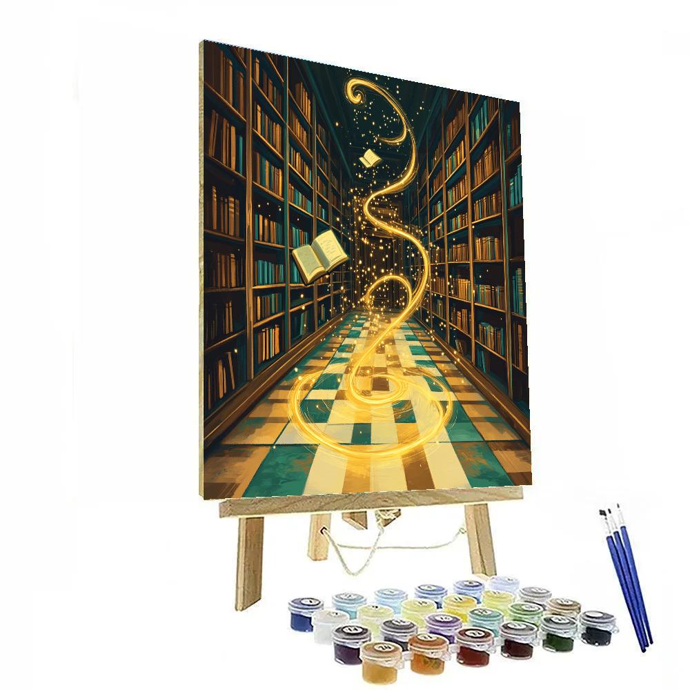 Genie Magic Library Whirl paint by color