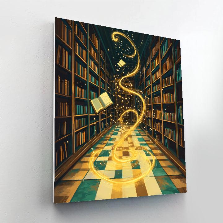 Genie Magic Library Whirl paint by color