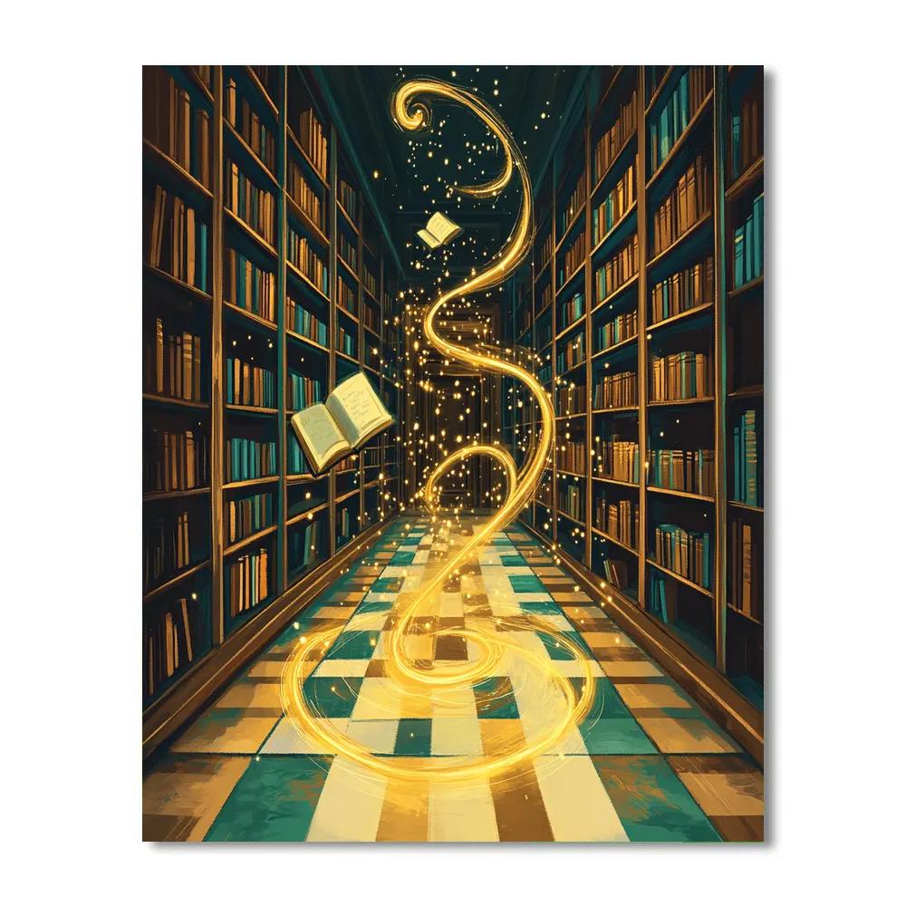 Genie Magic Library Whirl paint by color