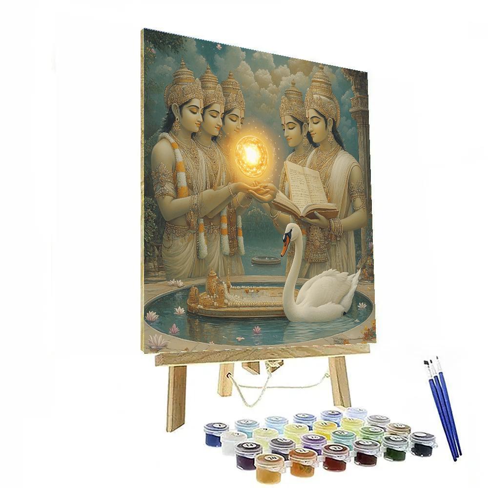 Brahma With The Seed Of A New World Paint by numbers kits