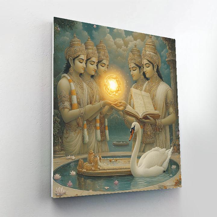 Brahma With The Seed Of A New World Paint by numbers kits