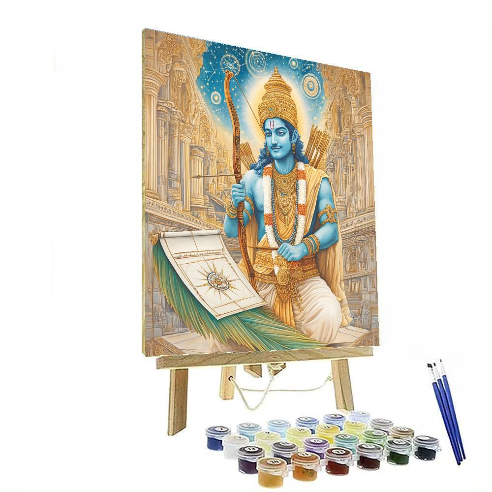 Rama Constellation Cartographer Scroll paint by color