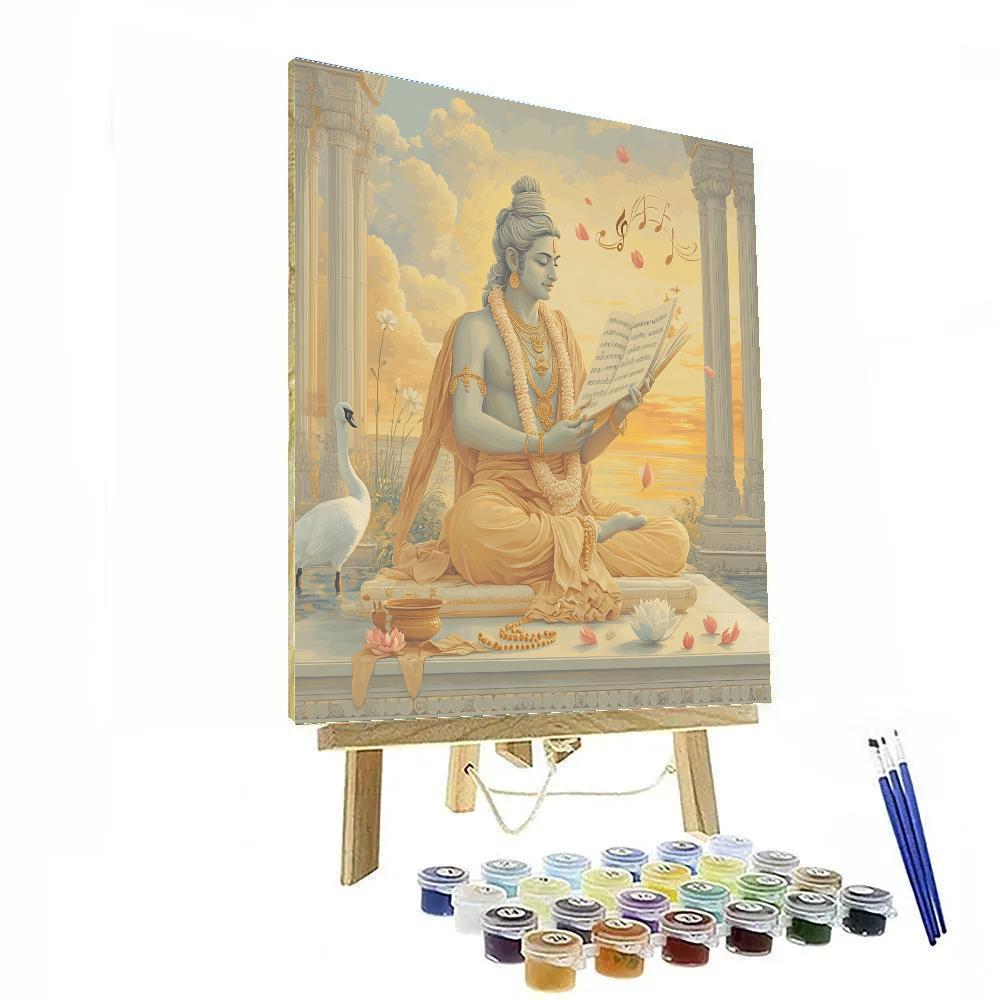Brahma The Quiet Composer Of Dawn Hymns Painting by numbers kit