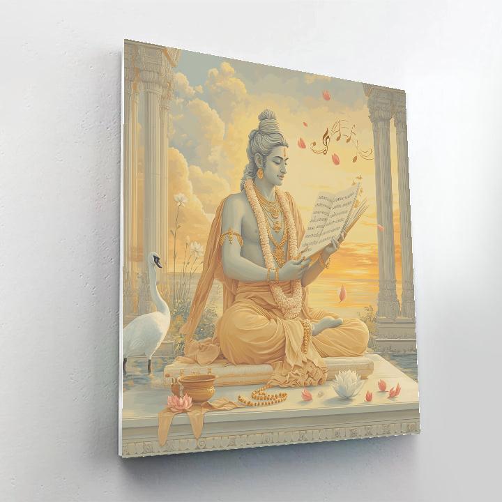 Brahma The Quiet Composer Of Dawn Hymns Painting by numbers kit