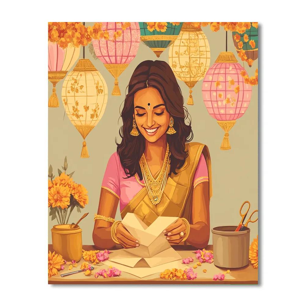 Parvati Festival Lantern Workshop Paint by numbers kits