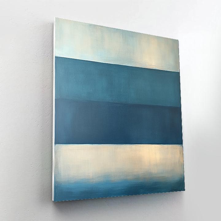 Mark Rothko Inspired Tidal Silence Gradient Paint by numbers art