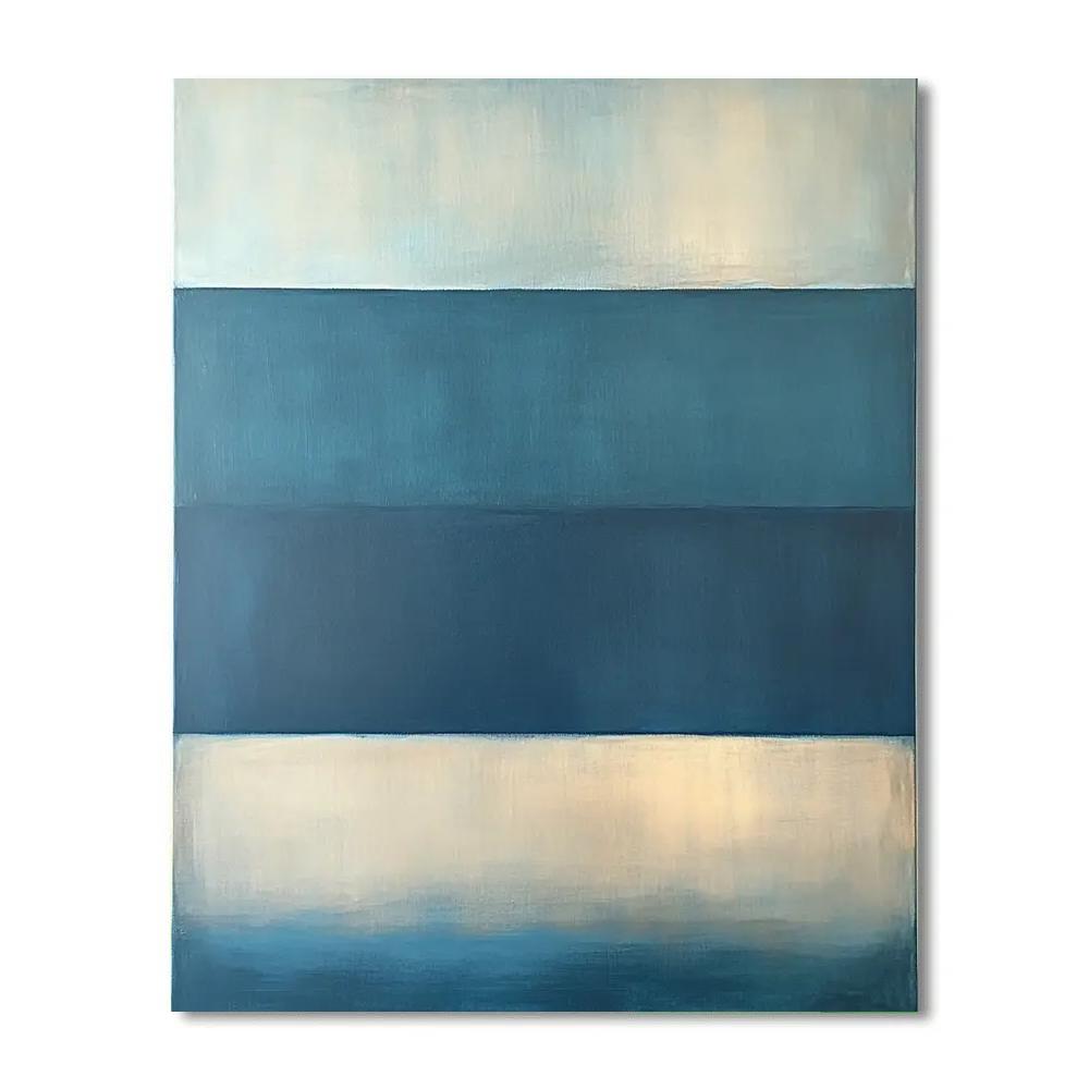 Mark Rothko Inspired Tidal Silence Gradient Paint by numbers art