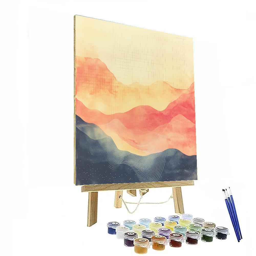 Paul Klee Inspired Nebular Color Rhythms Paint by numbers art