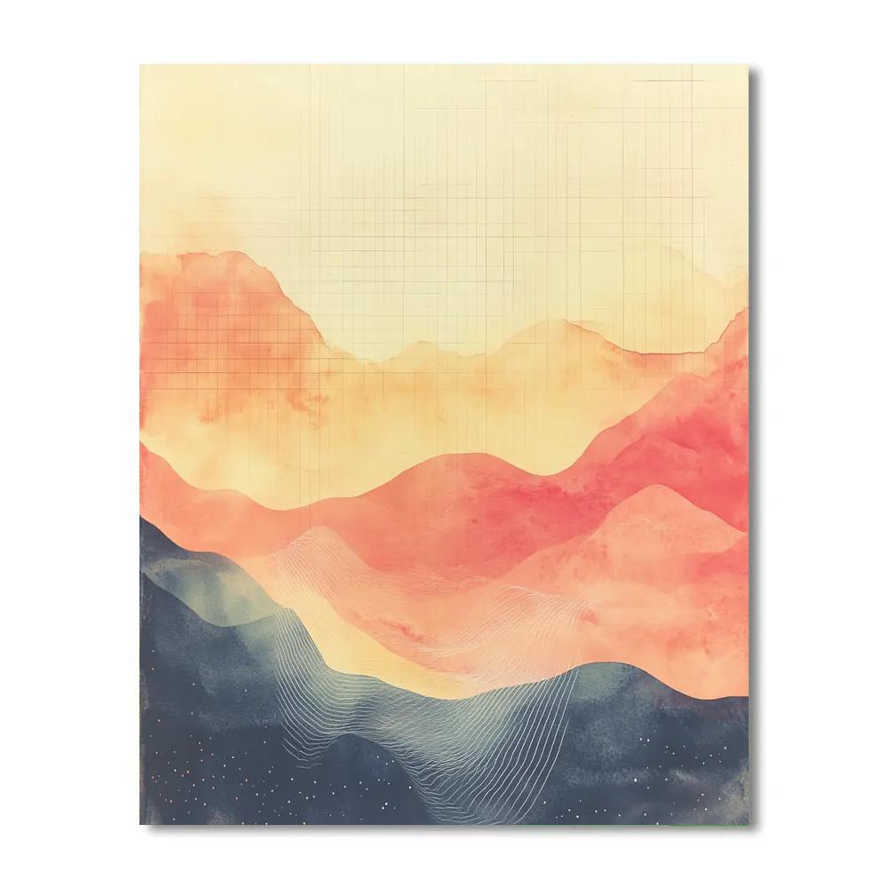 Paul Klee Inspired Nebular Color Rhythms Paint by numbers art