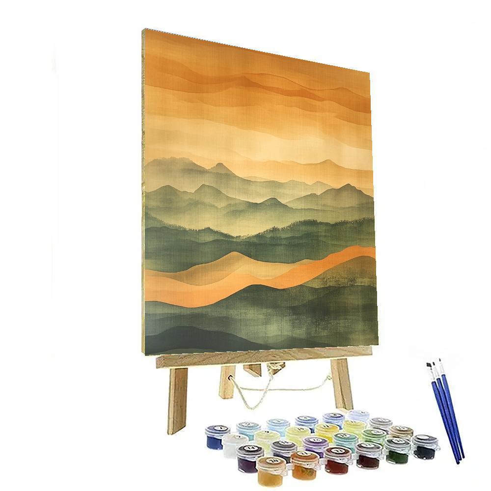 Nandalal Bose Inspired Silent Monsoon Raga painting number kit