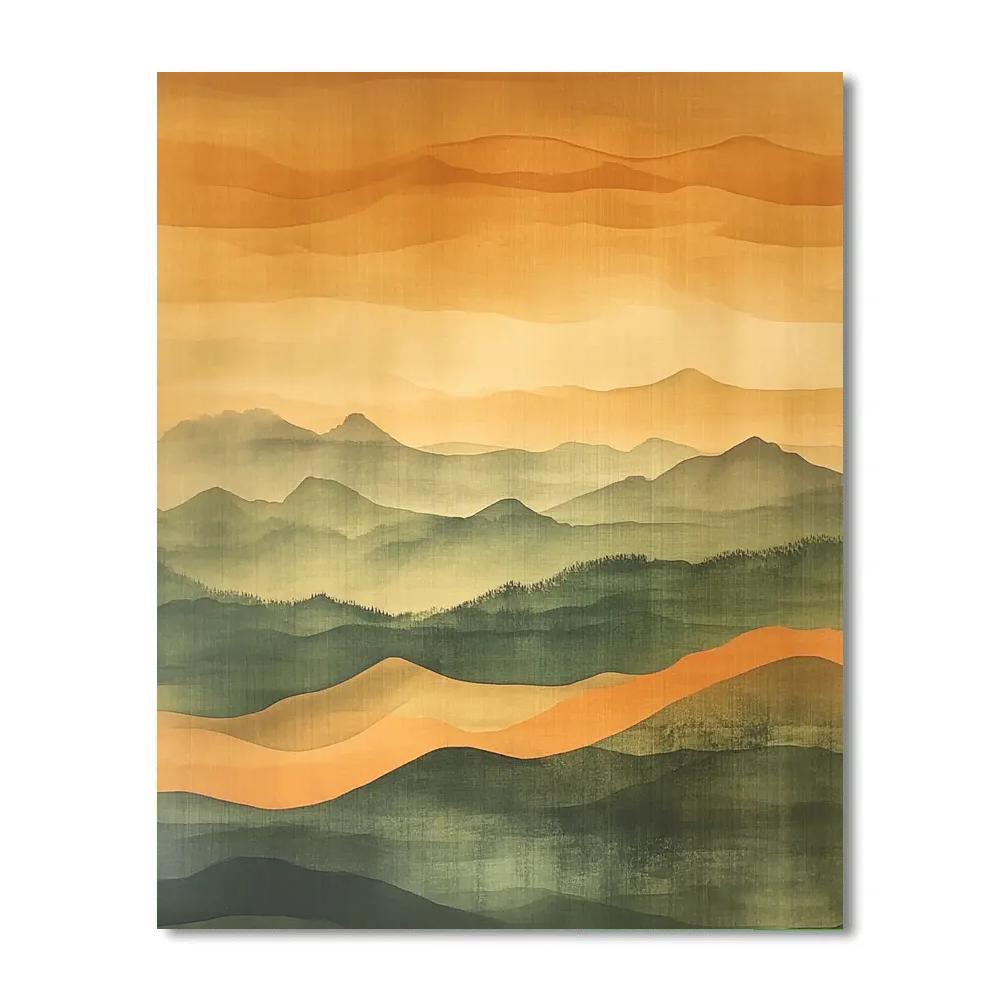 Nandalal Bose Inspired Silent Monsoon Raga painting number kit