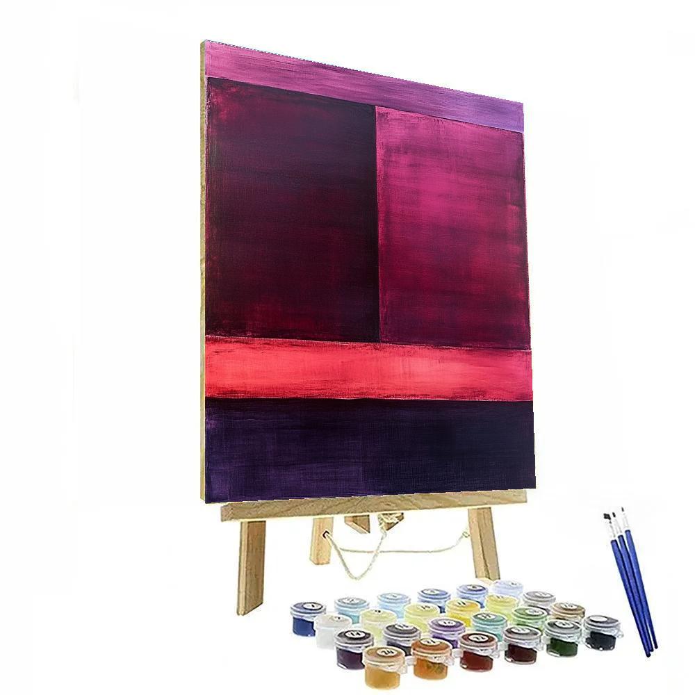 Mark Rothko Inspired Eclipse Afterglow Fields Paint by numbers kits
