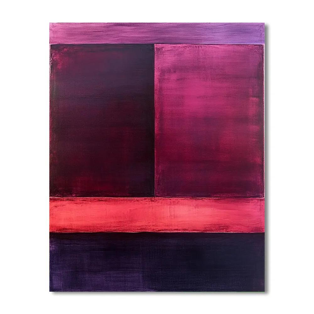 Mark Rothko Inspired Eclipse Afterglow Fields Paint by numbers kits