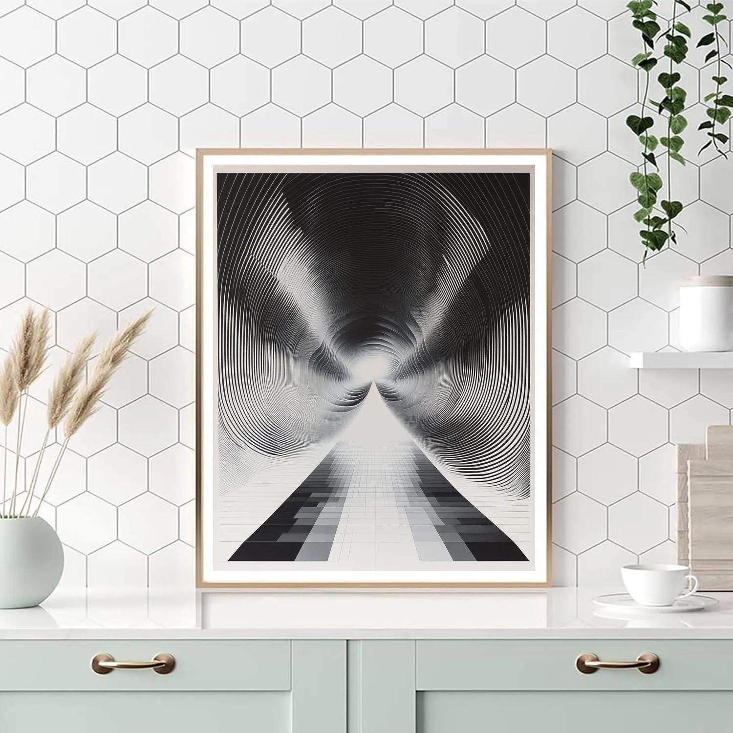 M.C. Escher Inspired Paradox Of The Endless Horizon Painting by numbers kit