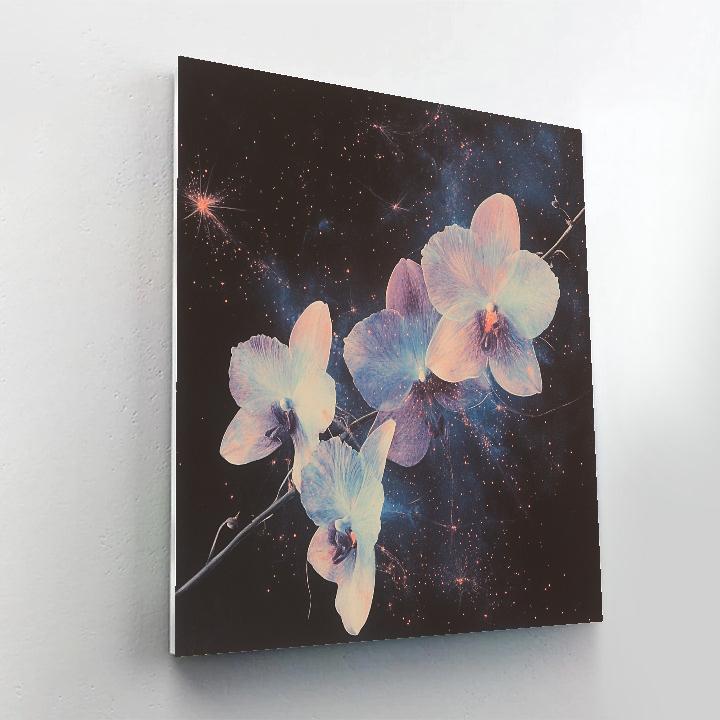 Edgar Degas Inspired Nebula Garden Of Orchids Numbered painting kits