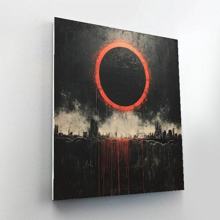 Banksy Inspired Carbon Eclipse Manifesto DIY paint by numbers