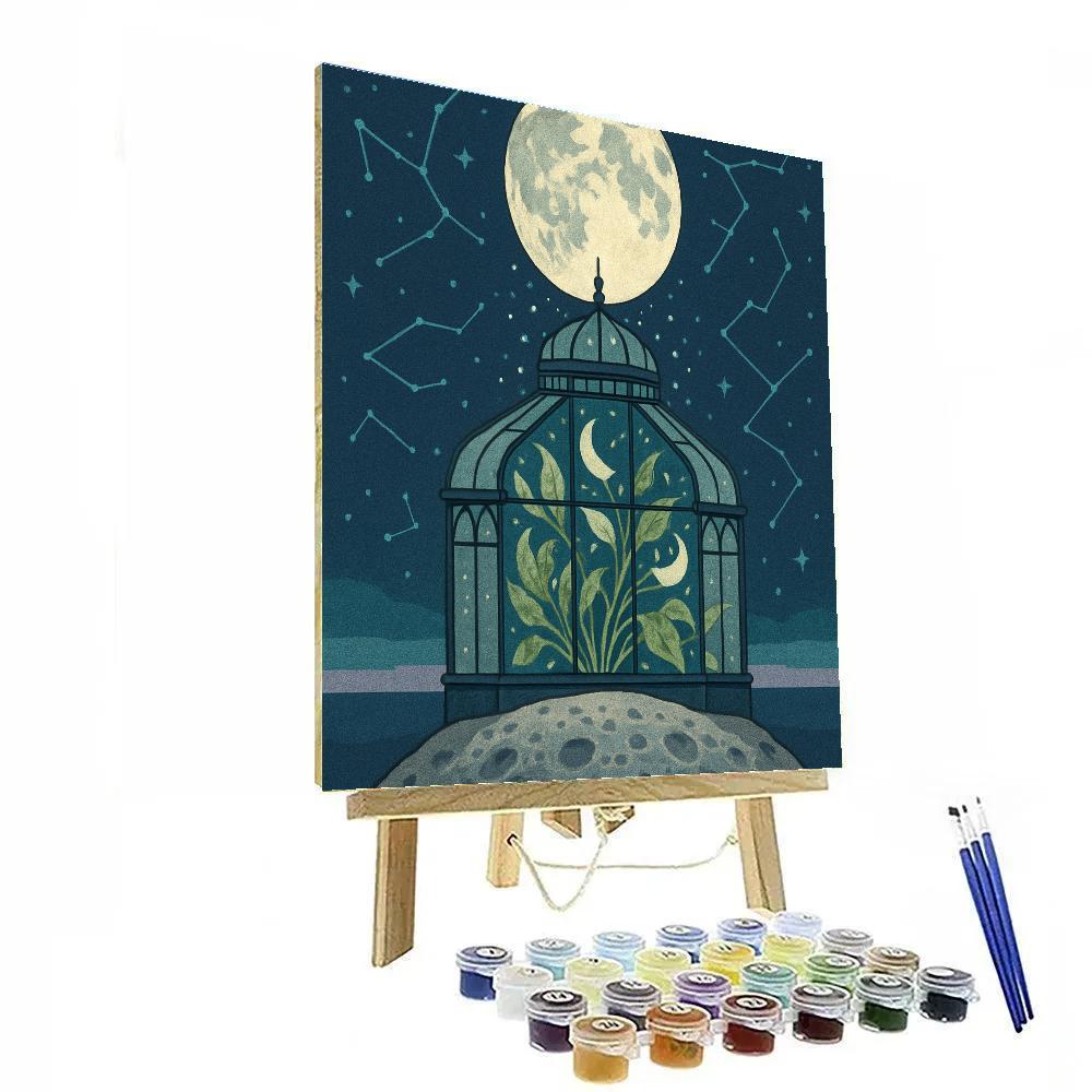 Lunar Herbarium Under The Moon painting number kit