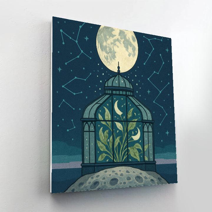 Lunar Herbarium Under The Moon painting number kit