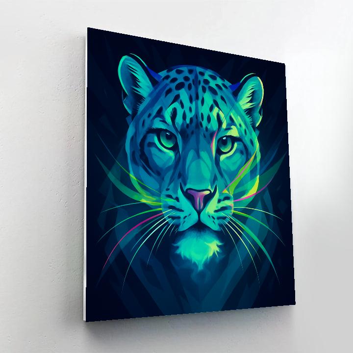 Aurora Circuit Snow Leopard DIY paint by numbers